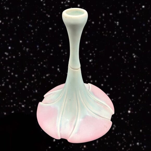 Newman Ceramic Works Lily Pad Candleholder Beautiful Vintage Art Nouveau - Picture 5 of 7